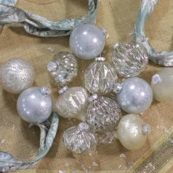 Coupon ✔️ Green Ornaments Northlight Assorted Distressed Finish Glass 😉 Christmas Ornament - Set Of 12 👏 -Jolly Ornaments Shop detail2GORD2971