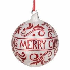 Deals 🌟 Colorful Ornaments Northlight Merry Christmas Glass Ball Ornament 💯 -Jolly Ornaments Shop detail2GORD4833