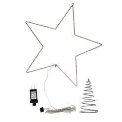 Promo ✔️ Christmas Tree Toppers Kurt Adler Metal Lighted LED Star Tree Topper ❤️ -Jolly Ornaments Shop detail2KSA3188