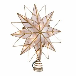 Flash Sale ๐คฉ Kurt S. Adler, Inc. Christmas Tree Toppers Kurt Adler 9.65-Inch UL 10-Light 8-Point Capiz Star Lighted Tree Topper ๐คฉ 12 Flash Sale ๐คฉ Kurt S. Adler, Inc. Christmas Tree Toppers Kurt Adler 9.65-Inch UL 10-Light 8-Point Capiz Star Lighted Tree Topper ๐คฉ -Jolly Ornaments Shop detail2KSA3615