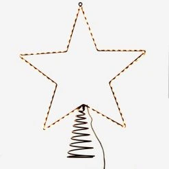 Promo ✔️ Christmas Tree Toppers Kurt Adler Metal Lighted LED Star Tree Topper ❤️ -Jolly Ornaments Shop detail3KSA3188