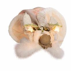 Cheap 🛒 Christmas Tree Toppers Kurt S. Adler UL 10 Light Ivory And Gray Angel Tree Topper 🤩 -Jolly Ornaments Shop detail3KSA3259