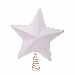 Best deal ❤️ Kurt S. Adler, Inc. ❄ Christmas Tree Toppers Kurt Adler 13.5-Inch 5-Point White And Gold Star Treetop ✔️ 13 Best deal ❤️ Kurt S. Adler, Inc. ❄ Christmas Tree Toppers Kurt Adler 13.5-Inch 5-Point White And Gold Star Treetop ✔️ -Jolly Ornaments Shop detail3KSA3316
