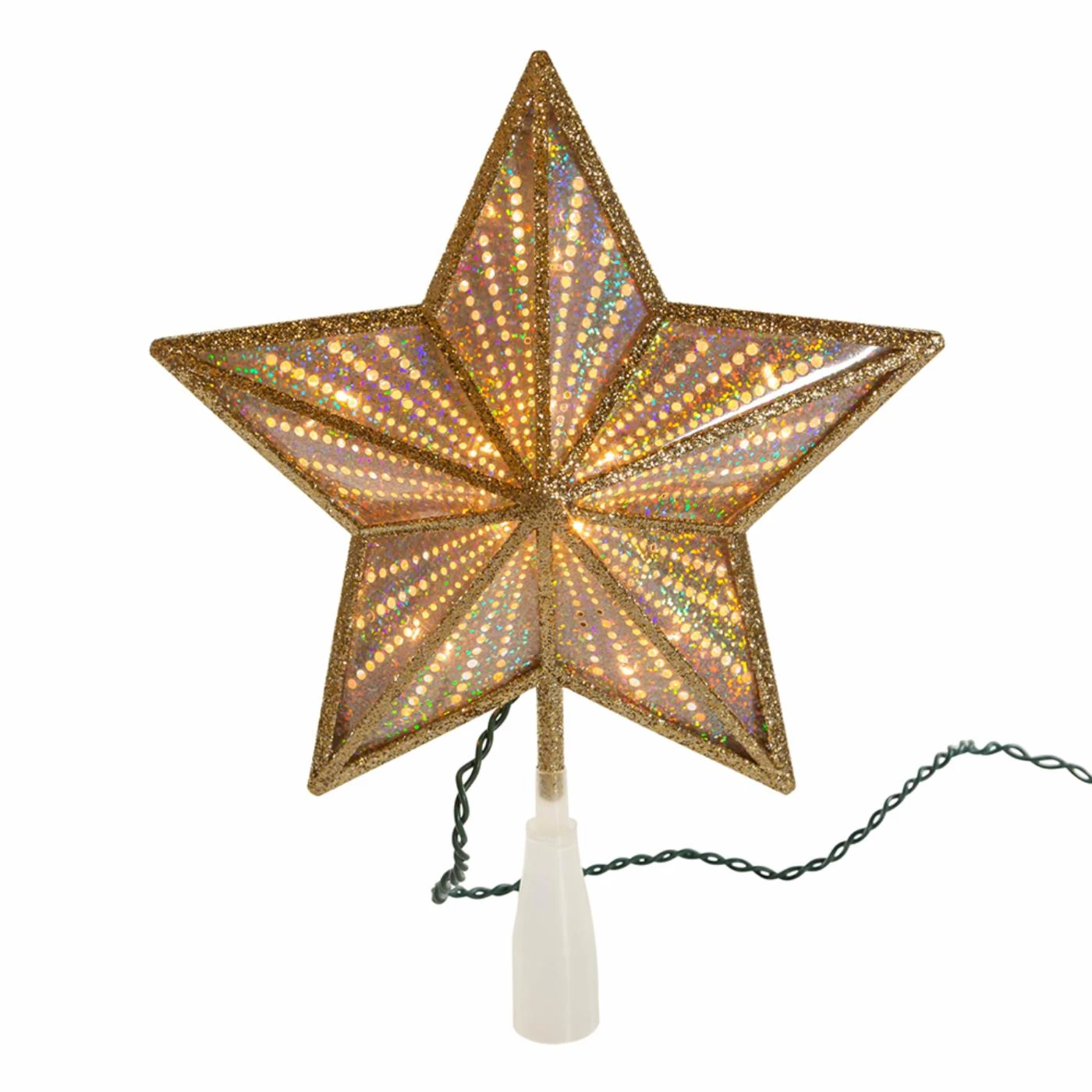 Deals โ๏ธ Kurt S. Adler, Inc. ๐งจ Christmas Tree Toppers Kurt Adler 10-Inch Gold And Iridescent Lighted Star Tree Topper ๐ 7 Deals โ๏ธ Kurt S. Adler, Inc. ๐งจ Christmas Tree Toppers Kurt Adler 10-Inch Gold And Iridescent Lighted Star Tree Topper ๐ - Image 5