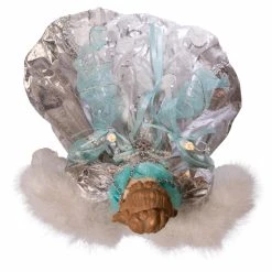 Promo 🎉 Christmas Tree Toppers Kurt Adler 10 Light 16 In. Silver And Blue Angel Tree Topper ❤️ -Jolly Ornaments Shop detail4KSA3186