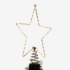 Promo ✔️ Christmas Tree Toppers Kurt Adler Metal Lighted LED Star Tree Topper ❤️ -Jolly Ornaments Shop detail4KSA3188