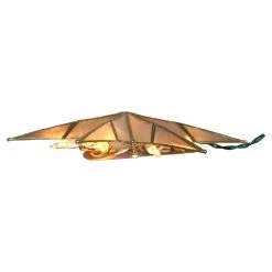 Best Pirce ⌛ Christmas Tree Toppers Kurt Adler 9 In. 10 Light 8 Point Gold Capiz Star Tree Topper 🤩 -Jolly Ornaments Shop detail4KSA3190