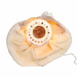 Cheap 🛒 Christmas Tree Toppers Kurt S. Adler UL 10 Light Ivory And Gray Angel Tree Topper 🤩 -Jolly Ornaments Shop detail4KSA3259