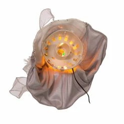 Promo 🧨 Kurt S. Adler, Inc. Christmas Tree Toppers Kurt Adler 16-Inch Fiber Optic White, Silver, And Gray Angel Tree Topper 🛒 -Jolly Ornaments Shop detail4KSA3303