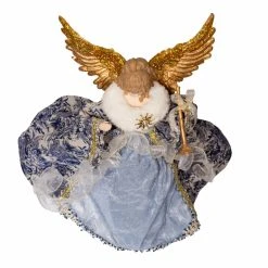 Flash Sale ⌛ Kurt S. Adler, Inc. 🧨 Christmas Tree Toppers Kurt Adler 17-Inch Indigo Blue Angel Tree Topper ⭐ -Jolly Ornaments Shop detail4KSA3619