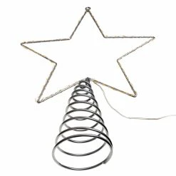 Promo ✔️ Christmas Tree Toppers Kurt Adler Metal Lighted LED Star Tree Topper ❤️ -Jolly Ornaments Shop detail5KSA3188
