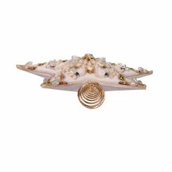 Best deal ❤️ Kurt S. Adler, Inc. ❄ Christmas Tree Toppers Kurt Adler 13.5-Inch 5-Point White And Gold Star Treetop ✔️ 15 Best deal ❤️ Kurt S. Adler, Inc. ❄ Christmas Tree Toppers Kurt Adler 13.5-Inch 5-Point White And Gold Star Treetop ✔️ -Jolly Ornaments Shop detail5KSA3316