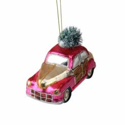 Deals 🌟 Multicolored Ornaments Northlight 4.75 Festive Glittered Car With Christmas Tree Christmas Ornament 🔥 -Jolly Ornaments Shop inuseGORD4137