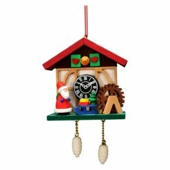 Discount 😉 Alexander Taron Brown Ornaments Christian Ulbricht Cuckoo Clock Santa Ornament 💯