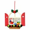 Outlet 😉 Alexander Taron Green Ornaments Christian Ulbricht Window With Santa Ornament 😀 -Jolly Ornaments Shop masterATI1284