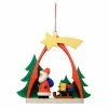 Flash Sale 😀 Alexander Taron Yellow Ornaments Christian Ulbricht Santa With Sled In Arch Ornament ⭐ -Jolly Ornaments Shop masterATI1312