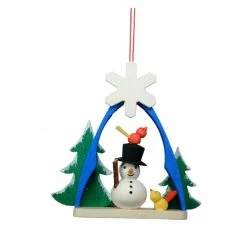 Top 10 🧨 Alexander Taron White Ornaments Christian Ulbricht Snowman In Arch Ornament ⌛