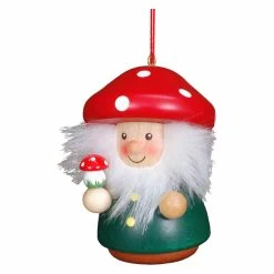 Promo ✨ Alexander Taron Red Ornaments Christian Ulbricht Mushroom Man Ornament 🔥
