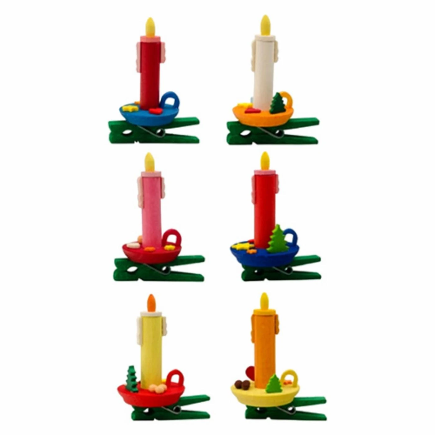 Best Pirce ๐คฉ Yellow Ornaments Graupner 6.75 In. Assorted Clip-on Candle Ornaments - Set Of 6 ๐ 3 Best Pirce ๐คฉ Yellow Ornaments Graupner 6.75 In. Assorted Clip-on Candle Ornaments - Set Of 6 ๐