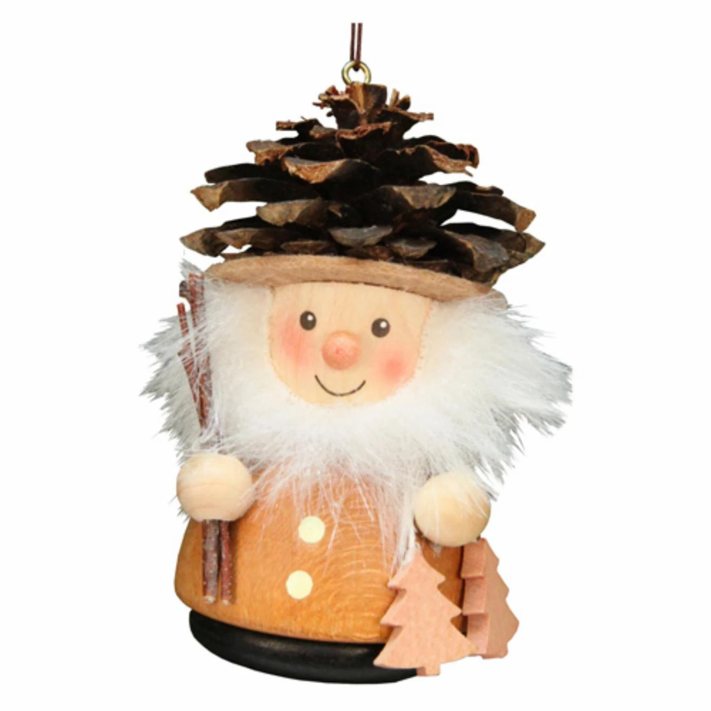 Brand new ๐ Brown Ornaments Christian Ulbricht 3.25 In. Pine Cone Man Ornament ๐ 3 Brand new ๐ Brown Ornaments Christian Ulbricht 3.25 In. Pine Cone Man Ornament ๐