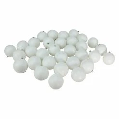 Deals ✔️ Metallic Ornaments Northlight Matte Shatterproof Christmas Ball Ornament - Set Of 32 🤩