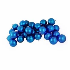 Best Sale ✨ Orange Ornaments Northlight Shiny Shatterproof ✨ Christmas Ball Ornament - Set Of 32 👍