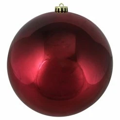 Best reviews of ✨ Burgundy Ornaments Northlight Shatterproof Shiny Burgundy ❄ Christmas Ball Ornament 🧨
