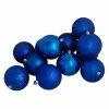 Deals 🔥 Blue Ornaments Northlight Shatterproof 4 In. 🧨 Christmas Ball Ornaments - Set Of 12 ✔️ -Jolly Ornaments Shop masterGORD1307