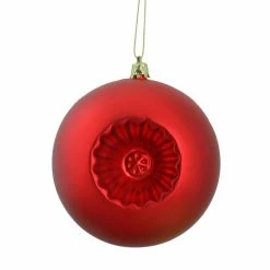 Flash Sale 💯 Brown Ornaments DAK 4 In. Matte Retro Reflector Shatterproof Christmas Ball Ornaments - Set Of 6 ⌛