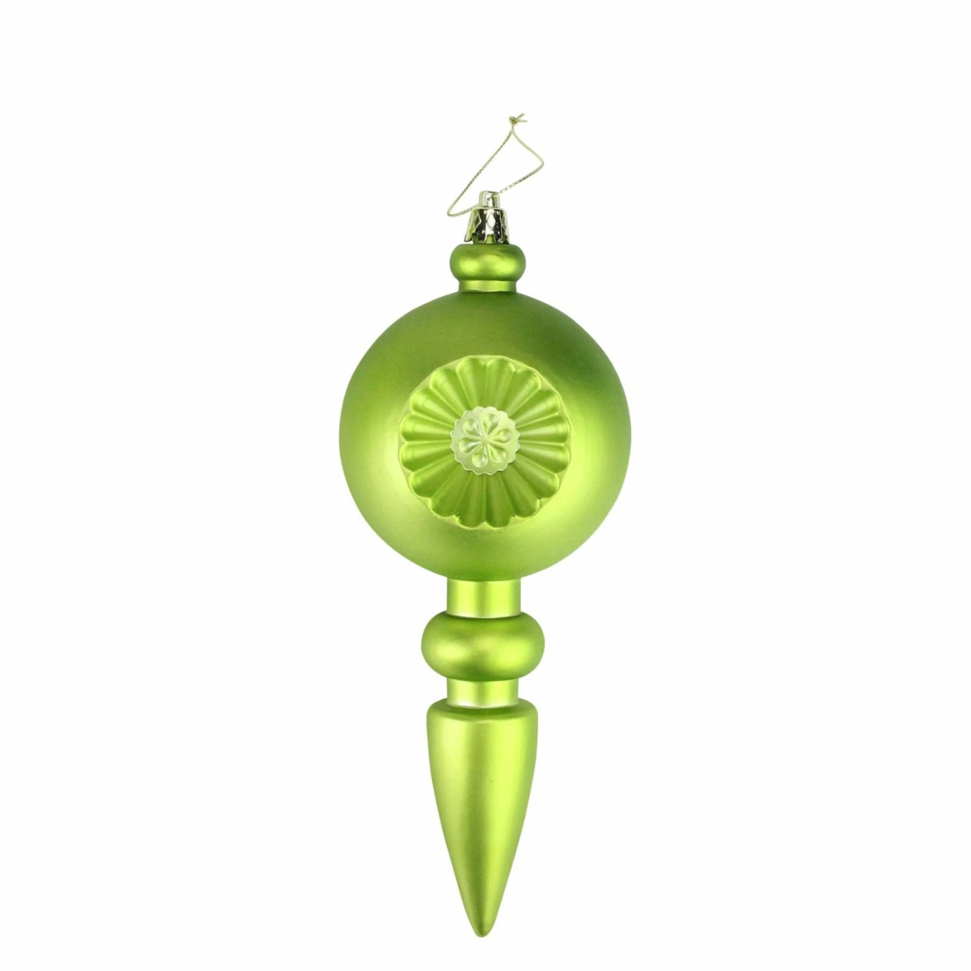 Best deal ๐ Green Ornaments DAK Matte Green Kiwi Retro Reflector Shatterproof Finial Ornaments - Set Of 4 ๐ฏ 3 Best deal ๐ Green Ornaments DAK Matte Green Kiwi Retro Reflector Shatterproof Finial Ornaments - Set Of 4 ๐ฏ