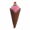 Buy ❤️ Multicolored Ornaments Allstate 6 In. Cupcake Heaven Strawberry Ice Cream Cone Ornament 🔔 -Jolly Ornaments Shop masterGORD2200