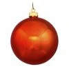 Best reviews of ✨ Orange Ornaments Northlight Shatterproof Shiny Burnt Orange UV Resistant Commercial 🛒 Christmas Ball Ornament ✨
