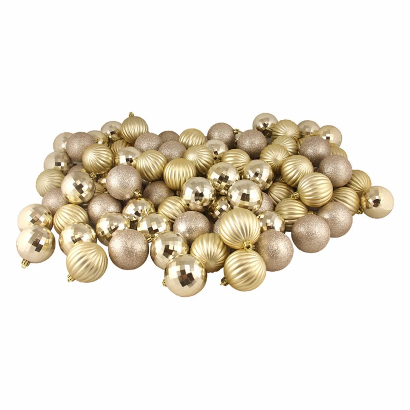 Hot Sale ๐ Yellow Ornaments Northlight Champagne Gold Shatterproof Christmas Ball Ornaments - Set Of 100 ๐งจ 3 Hot Sale ๐ Yellow Ornaments Northlight Champagne Gold Shatterproof Christmas Ball Ornaments - Set Of 100 ๐งจ