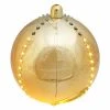 Discount 😍 Yellow Ornaments Northlight 7.5 In. LED Cascading Copper And Gold Sphere Ornament ✨ -Jolly Ornaments Shop masterGORD2853