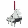 Deals 🤩 Metallic Ornaments Northlight Regal Shiny Silver Plated Grand Piano Ornament With European Crystals 🔔