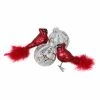 Best deal 🔔 White Ornaments Northlight Glitter Cardinal With White Ball Ornament - Set Of 4 ✔️ -Jolly Ornaments Shop masterGORD2986