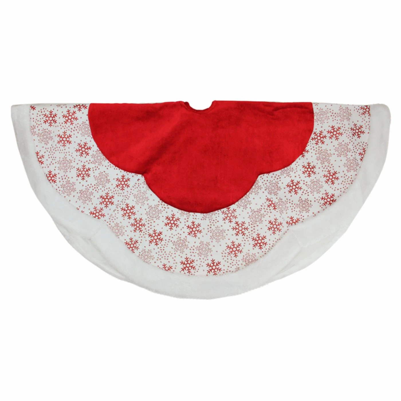 Flash Sale ⌛ Christmas Tree Skirts & Collars Northlight 48 In. Country Cabin Glitter Snowflake Scallop Christmas Tree Skirt With Faux Fur Border 😀 3 Flash Sale ⌛ Christmas Tree Skirts & Collars Northlight 48 In. Country Cabin Glitter Snowflake Scallop Christmas Tree Skirt With Faux Fur Border 😀