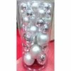 Cheap 🔔 Metallic Ornaments Northlight 40 Piece Silver Ball Ornament Set ✔️ -Jolly Ornaments Shop masterGORD3725
