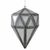 Coupon ❤️ Metallic Ornaments Northlight 5.5 In. Mirrored Geometric Drop Ornament ⌛