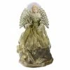 Best Pirce 💯 Christmas Tree Toppers Northlight 16 In. Angel In Metallic Gold Gown With Harp Pre Lit Tree Topper ⭐ -Jolly Ornaments Shop masterGORD3757