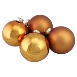 Wholesale ⭐ Metallic Ornaments Northlight Glass Ball Christmas Ornament - Set Of 4 🎉