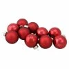 Discount ⭐ Red Ornaments Northlight Glass Ball ❄ Christmas Ornament - Set Of 10 🛒 -Jolly Ornaments Shop masterGORD3831