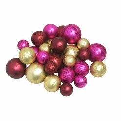 Flash Sale 🔔 Red Ornaments Colonial Mills Shatterproof Ball Ornaments - Pack Of 27 ✨