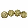 Best reviews of 🤩 Yellow Ornaments Northlight 4 In. Glitter Flake Glass Ball Ornament - Set Of 4 🔔 -Jolly Ornaments Shop masterGORD4721