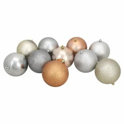 Promo 🛒 Multicolored Ornaments Northlight 12 Piece 4 In. Shatterproof Ball Ornament Set ✨
