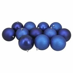 Discount ⭐ Pink Ornaments Northlight 12 Piece 4 In. Shatterproof 4 Finish Christmas Ball Ornament Set 🤩