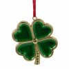 Top 10 😀 Yellow Ornaments Northlight 4 Leaf Clover Christmas Ornament With European Crystal Accents ✨ -Jolly Ornaments Shop masterGORD4836