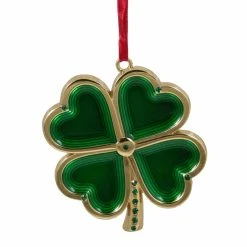 Top 10 😀 Yellow Ornaments Northlight 4 Leaf Clover Christmas Ornament With European Crystal Accents ✨