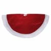 Deals ⌛ Christmas Tree 😀 Skirts & Collars Northlight 60 In. Traditional Velveteen Christmas Tree Skirt 👏 -Jolly Ornaments Shop masterGORD589