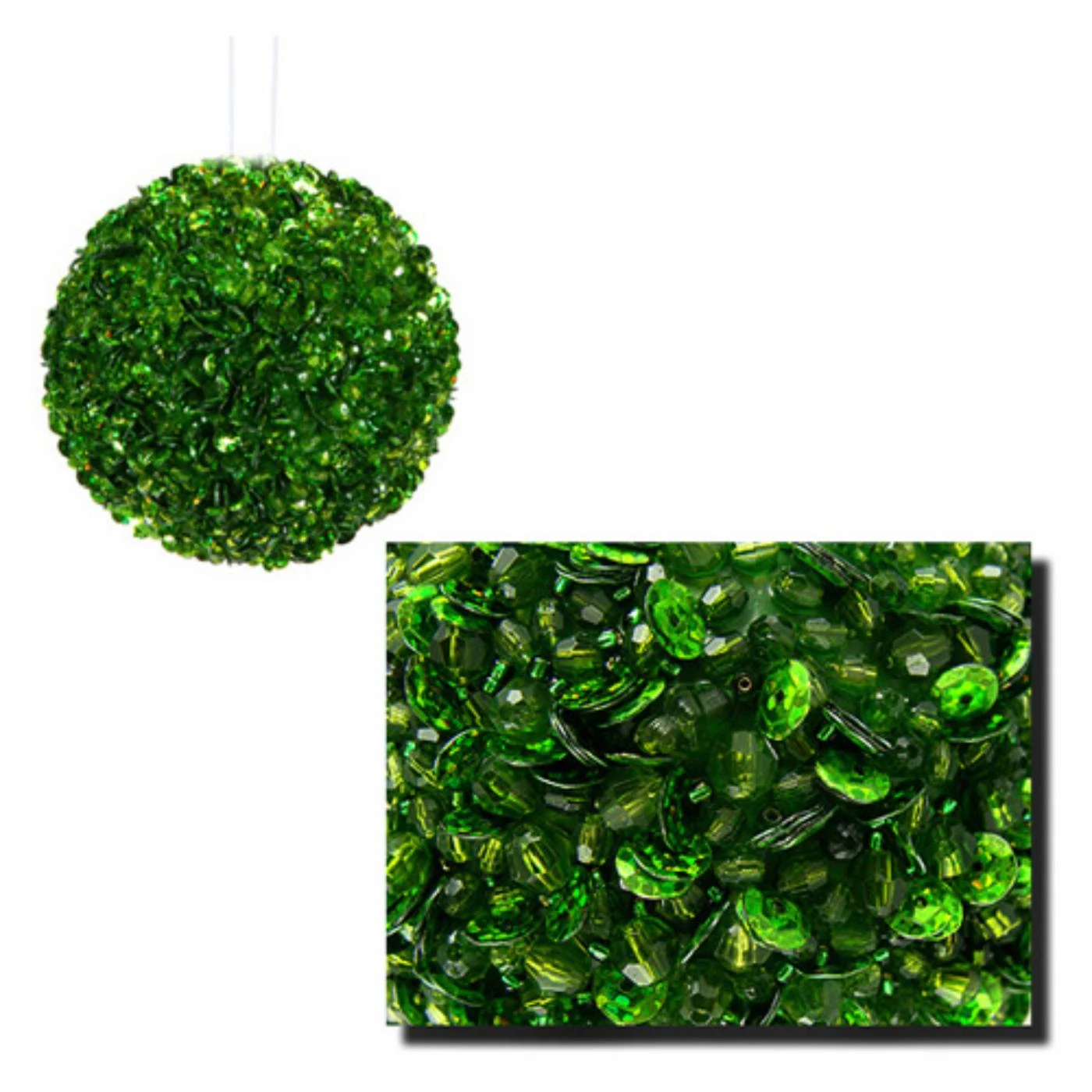 Wholesale โจ Green Ornaments Vickerman 4.25 In. Lavish Fully Sequined And Beaded Ball Ornament ๐ 3 Wholesale โจ Green Ornaments Vickerman 4.25 In. Lavish Fully Sequined And Beaded Ball Ornament ๐